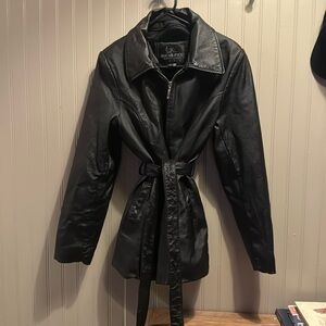 Vintage Oscar Piel perfect leather USA. Fur lined. Fur can unzip